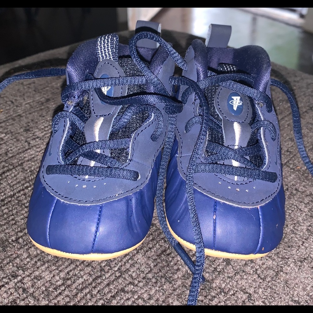 Navy Blue soft bottom Foamposite